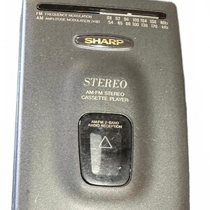 Sharp JC-180GY AM/FM Stereo Cassette Player