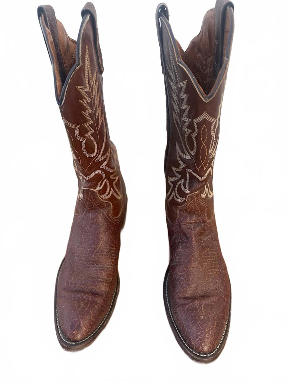 Vintage Cowboy Boots Men 10.5 D - Etsy display picture 1