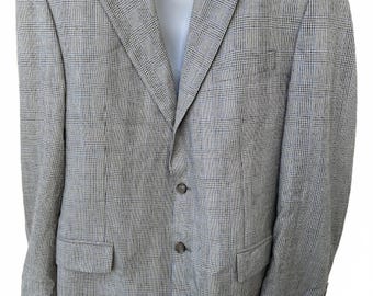 Blazer Ralph Lauren Polo Univ de seda y lana, talla 44L