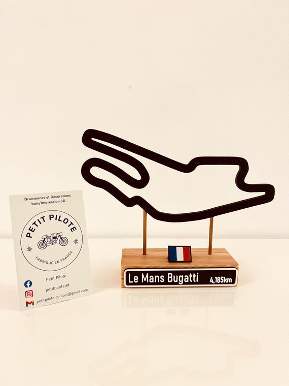 Circuit MotoGP sur socle bois