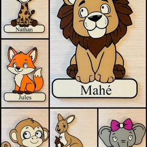 Customizable children's bedroom door sign