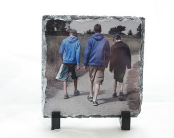 Personalized Photo Rock Slate