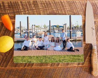 Personalized Photo Glass Cutting Board with your picture