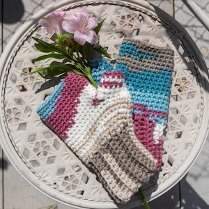 Crochet Fingerless Gloves Pattern: Easy Hand Warmers (PDF Download)