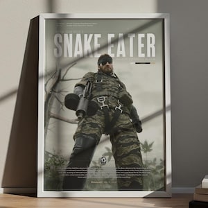 【中古】メタルギアソリッド3 ポスター メタルギアソリッド3 スネークイーター 24 x 30インチ ビデオゲーム