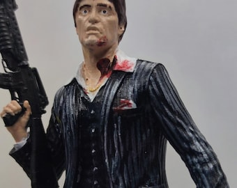 Handgemaakt Tony Montana 3D-harsbeeldje, Scarface Collectible