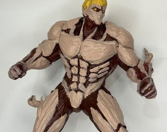 Reiner, Reiner 3D, figura de Reiner, Ataque a los Titanes, Ataque a los Titanes 3D, figuras de Ataque a los Titanes, figura 3D, 3D, figuras de anime, anime, hecho a mano