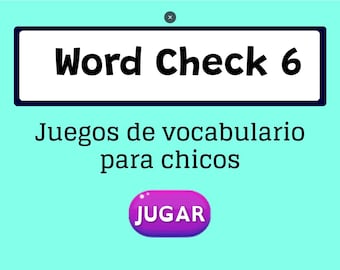 Word Check 6 Spanish Genially Interactive Game, Spanish Vocabulary Revision Quiz A1–B2, Digital Classroom Activity No-Prep