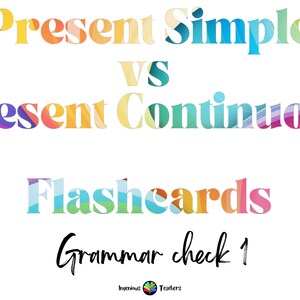 Nuvarande enkel vs. nuvarande kontinuerlig