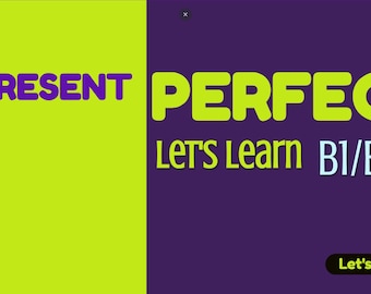 Present Perfect ESL Grammar Activity, Interactive B1–B2 Learning Game