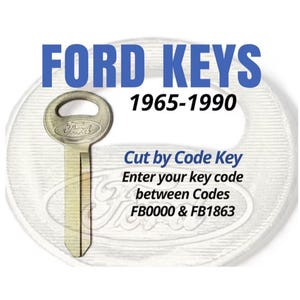 Vintage Ford Key (1959–1964) Cut by Code | Lincoln & Mercury