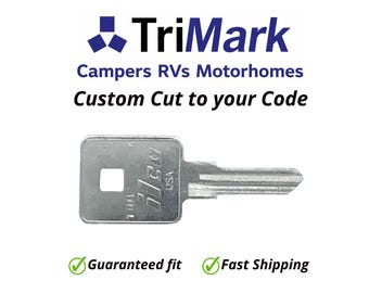 Trimark Camper RV Motorhome Replacement Key Cut to your Code TM201-TM250