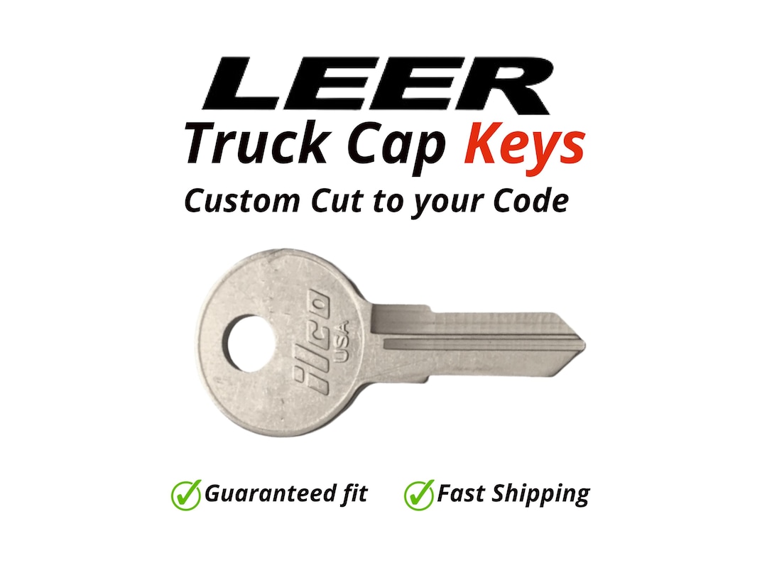 Leer Truck Cap Keys Tonneau Cover Replacement Cut to Code Key J301-J376 ...
