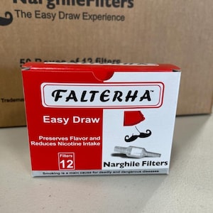 falterha 2 Boxes Of Disposable Hookah Shisha Filter Tips 24 Filters Tips