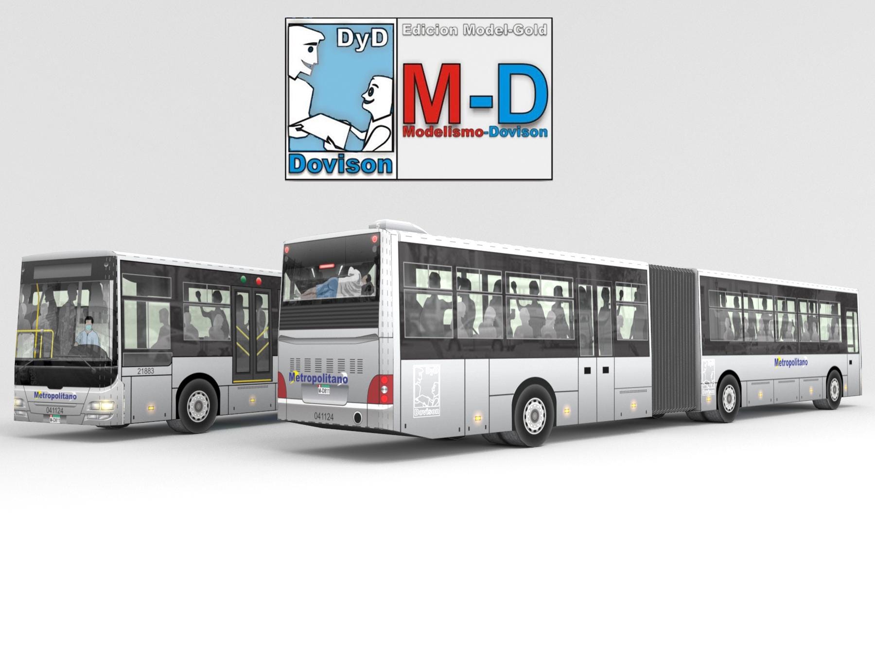 Modellino Autobus Pressofuso 1:50 2bToys Arancione - Dealer Edition