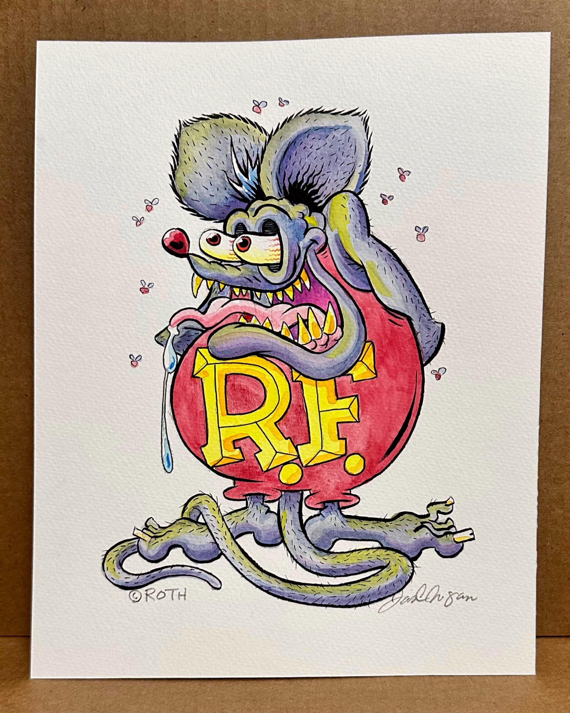 Ed Roth Rat Fink Art - Etsy