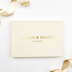 Wedding photo album, wedding video album, digital photo & video album, personalised wedding gift