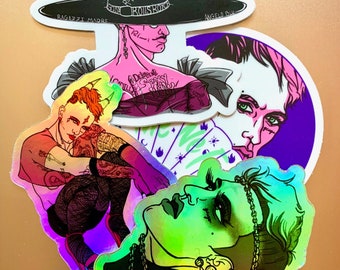 ¡Paquete de pegatinas de Achille Lauro!