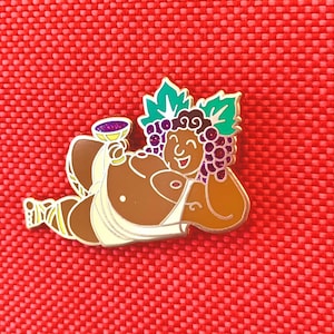 Bacchus Enamel Pin