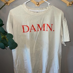Kendrick Lamar &quot;DAMN.&quot; Custom Album Art White Short Sleeve T-Shirt