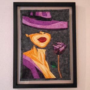 Faces - >>Lady Rose I<<,  Foundation Paper Piecing Pattern