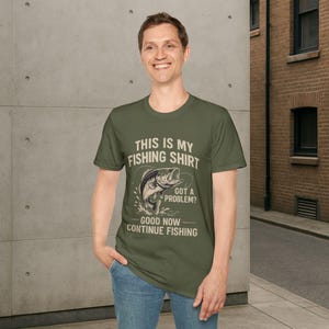Angeln Humor Unisex T-Shirt, Angeln Geschenk Shirt, lustiges Angler T-Shirt, Angeln-Liebhaber-Kleidung, Fischer-Grafik-Top