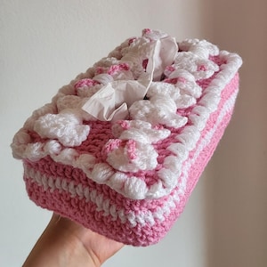 Modern tissue box cover, Crochet tissue box cover, Crochet cover, Tissue box cover, Tissue box decoration