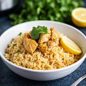 Kyckling och ris i snabbpotten