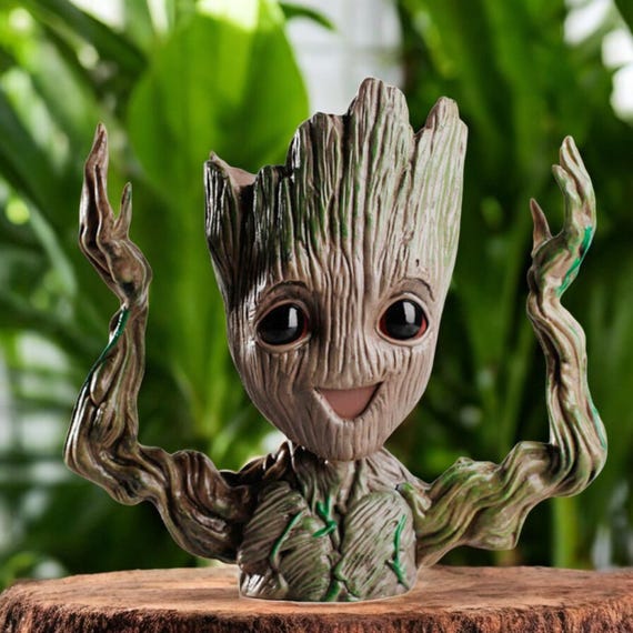 愛らしいベビーグルート樹脂プランター＆プラントホルダー