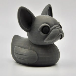 French Bulldog Duck available in Gray or Tan