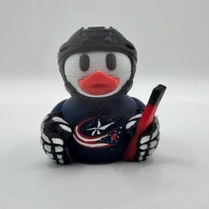 Columbus Blue Jackets inspired Duck bild 1