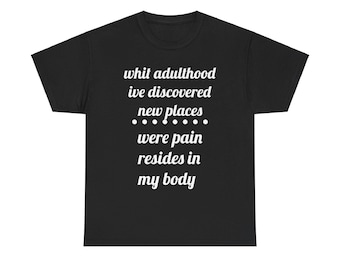 Uniseks T-shirt voor volwassenen