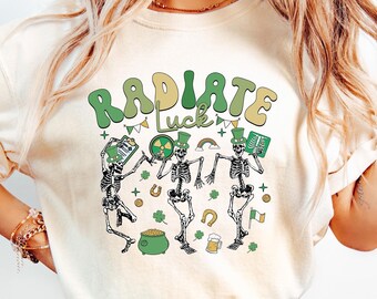 Radiate Luck St Patricks Day T-shirt, Radiology St Patricks Shirt, Rad Tech St Pattys Day Sweatshirt, Radiologist Tech Gift, Rad Tech Tee