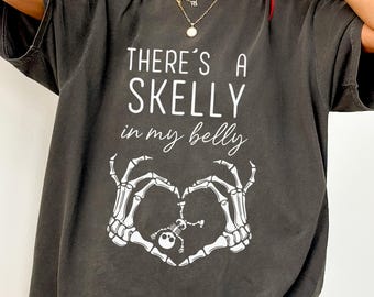 Halloween Pregnancy Shirt, October Pregnancy Announcement Tee, Spooky Mama Tshirt, Funny Pregnancy Sweatshirt, Pregnant Mom Comfort Gift
