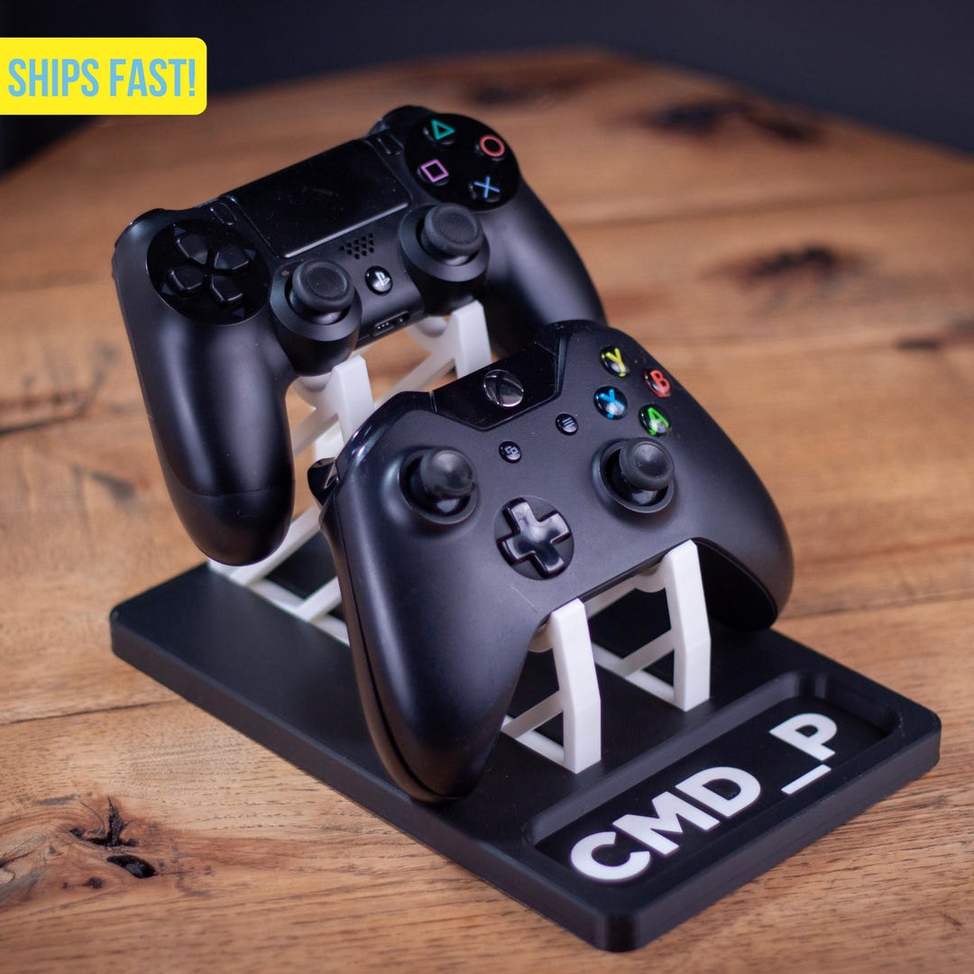 Custom Duo Controller Stand | Desk Organization | Sleek Functional ...
