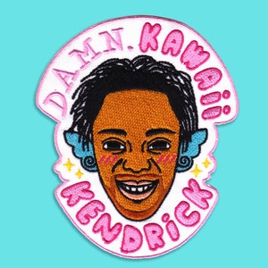 Iron-on Backing Available Cardi B Embroidered Patch