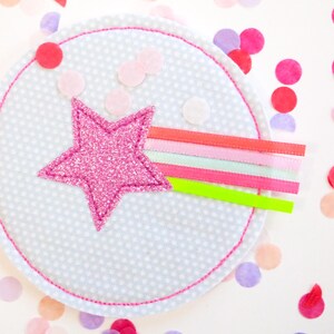 Kletties school bag, school cone for girls, candy cone, gift for starting school, first day of school, unicorn, rainbow, cloud, patch, filling, school cone, Easter Sternschnuppe