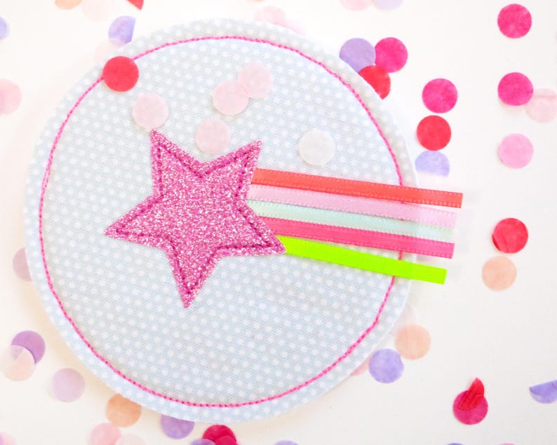 Kletties school bag, school cone for girls, candy cone, gift for starting school, first day of school, unicorn, rainbow, cloud, patch, filling, school cone, Easter Sternschnuppe