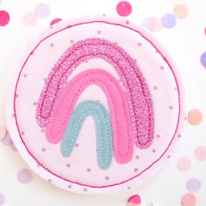 Kletties school bag, school cone for girls, candy cone, gift for starting school, first day of school, unicorn, rainbow, cloud, patch, filling, school cone, Easter Regenbogen