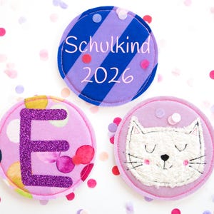 Kletties Schulranzen Schultüte Stoff Zuckertüte Schulstart Schulanfang Einschulung Mädchen Katze Schulkind Füllung Schultüte Ergobag Ostern