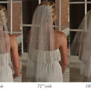 Bridal Veil, Swarovski Pearl Veil, Elbow Length Scattered Swarovski Pearls White, Diamond White, Light Ivory, Ivory image 3