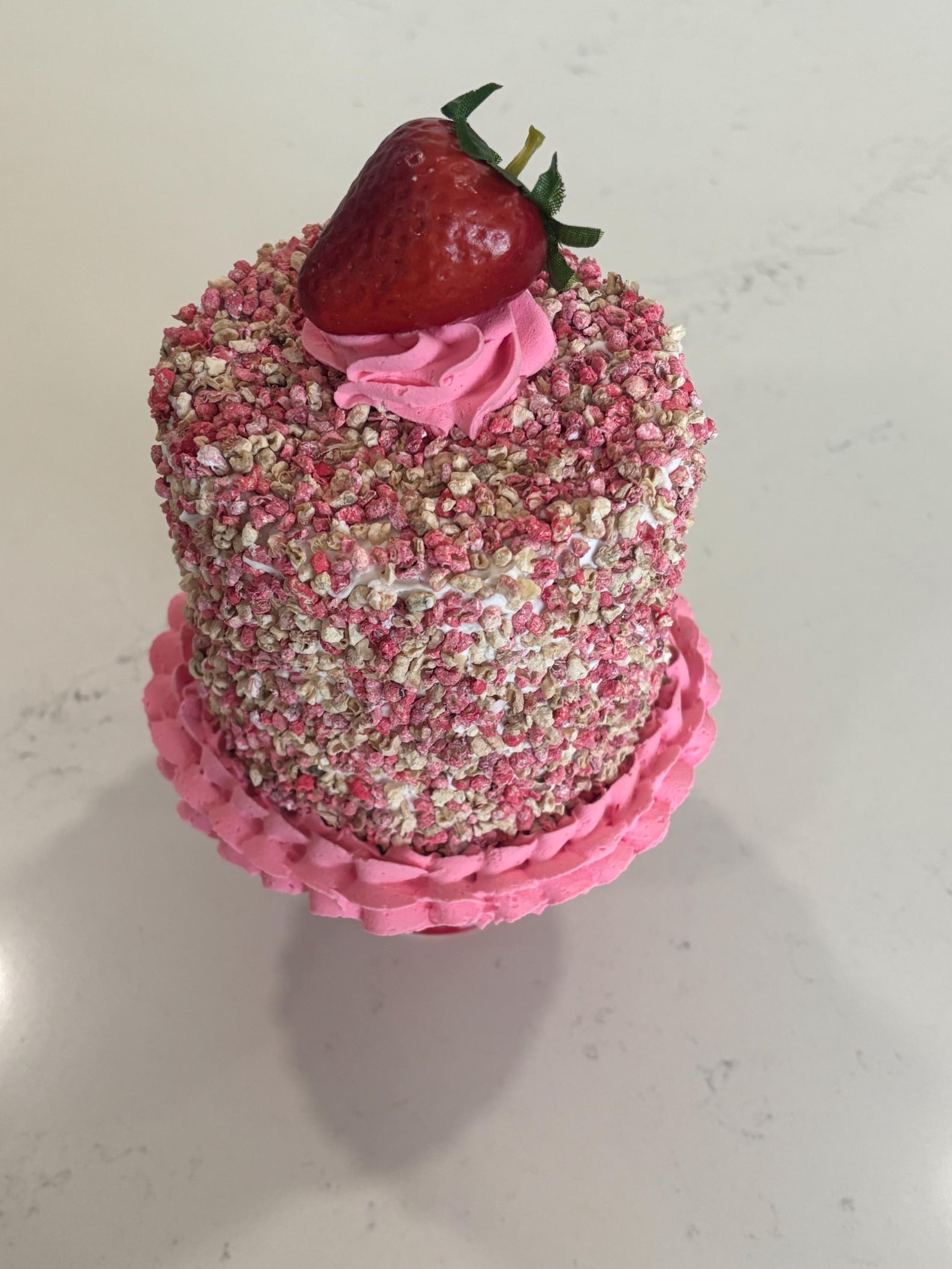 Fake Strawberry Crunch Cake: Bakery Display Prop, 6" - Etsy