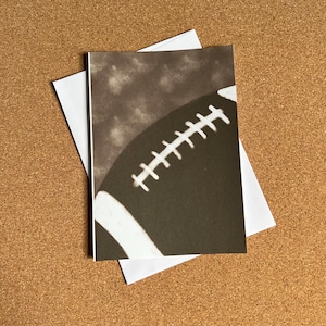 Football Greeting Card - Sports Greeting Card -Any Occasion Blank Card - Birthday Card - Sports Team Celebration - Sports Banquet