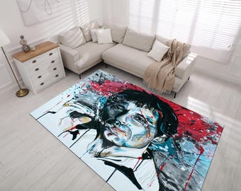 Scarface Rug: Tony Montana Movie Art, Non-Slip Home Decor