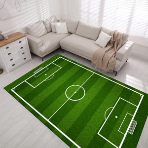 Football Field Rug: Non-Slip Sports Area Rug
