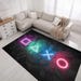 Joystick Pattern Rug, Controller Rug, Video Game Carpet, Console Rug ...
