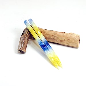 Acrylic Hair Sticks Blue Pineapple, 6 inches (152.4 mm), Hair Accessories, Hair Jewelry, Hair Toy, Hair Pin No 2849