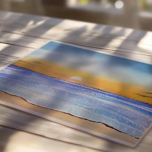Unikat Original Aquarell / Mixed Media Gemälde Sammlerstück - Ungerahmt Kunst - Signiert