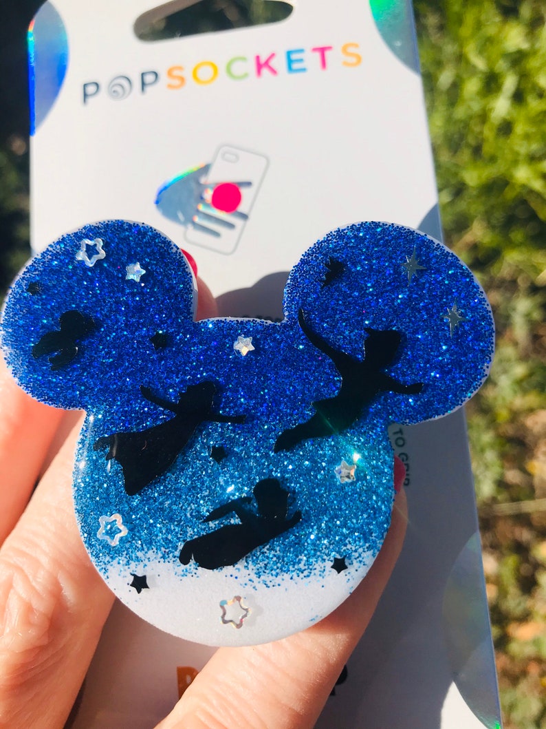 Disney Inspired Peter Pan pop socket Peter Pan\u2019s Flight to Neverland Inspired Popsocket