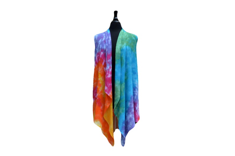 Light Weight Beach Cover Up Colorful Vacation Clothing Women/'s Sleeveless Vest